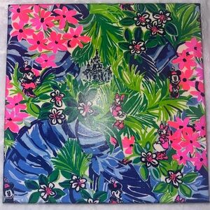 Lilly x Disney wall Canvas Art 12x12